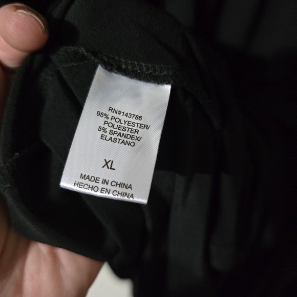 Leota Aria Midi Dress in Black, Drop Ruched Waist, Stretchy Jersey Knit, EUC! - Picture 12 of 12